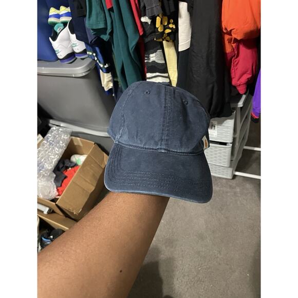 NWT Carhartt Cap Hat Adult Adjustable faded navy - Picture 2 of 5